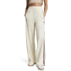 Adidas Originals Womens  Oversized Firebird Pants In Cream White/maroon