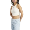 Adidas Originals Womens  Rib Tank Top In White/black