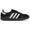 Adidas Originals Samba Lt Leather-trimmed Patent-leather Sneakers In Black