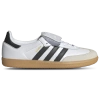 Adidas Originals Samba Lt Leather Low-top Sneakers In White/black/gold Metallic