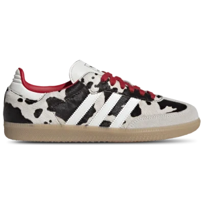 Adidas Originals Womens  Samba Og Cow Print In Aurora Coffee/off White/gum
