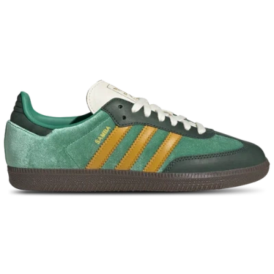 Adidas Originals Womens  Samba Og In Court Green/preloved Yellow/collegiate Green