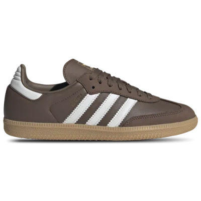 Adidas Originals Womens  Samba Og In Earth Strata/white/gold Metallic