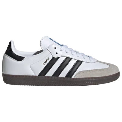 Adidas Originals Womens Silver Metallic Black Gu Samba Og Logo-print Metallic-leather Low-top Trainers Eur 36 / 3 Uk In White