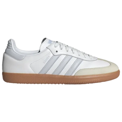 Adidas Originals Womens Adidas Samba Og Logo-print Leather And Suede Low-top Trainers In White