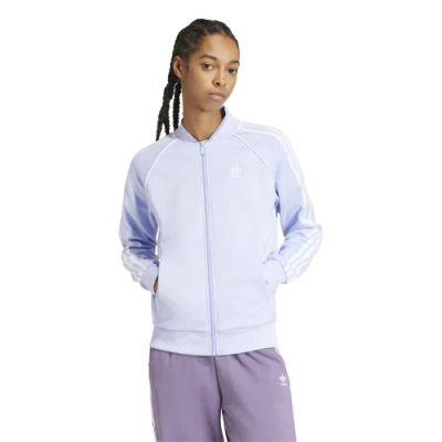 Adidas Originals Womens  Superstar Track Jacket In Violet Tone