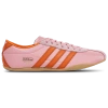 Adidas Originals Tokyo W Leather And Suede-trimmed Shell Sneakers In Pink/orange