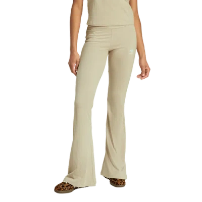 Adidas Originals Womens  Trefoil Essentials Leggings In Gray