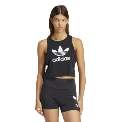 Adidas Originals Womens  Trefoil Tank In Black