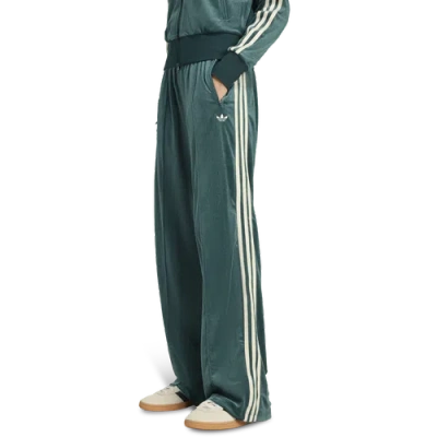 Adidas Originals Womens  X Liberty London Firebird Velvet Pants In Green