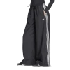 Adidas Originals 3-stripes Wide Leg Cotton French Terry Pants