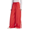 Adidas Originals Womens Adidas Oversized Woven Track Pants In Red/white