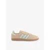 Adidas Originals Womens Adidas Samba Og Suede Low-top Trainers In Black Sand Strata Sky Ti