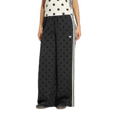 Adidas Originals Womens Adidas Satin Polka Dots Wide Leg Pants In Multi
