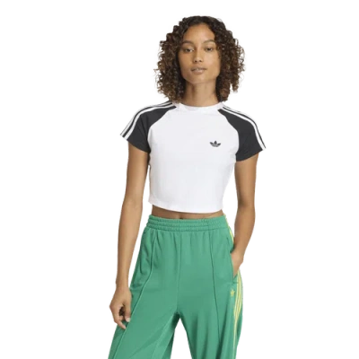 Adidas Originals Womens Adidas Sst Baby T-shirt In Multi