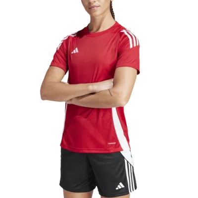 Adidas Originals Womens Adidas Tiro 24 Soccer Jersey In Red