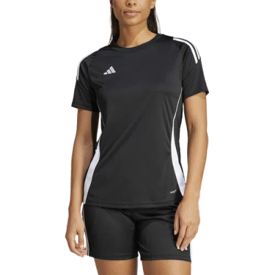 Adidas Originals Womens Adidas Tiro 24 Soccer Jersey In Black