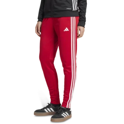 Adidas Originals Womens Adidas Tiro 25 Essentials Training Pants In White/team Power Red