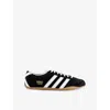Adidas Originals Womens Core Black Tokyo Suede Low-top Trainers In Core Black