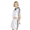 Adidas Originals Football Cropped Polo Shirt In White/black