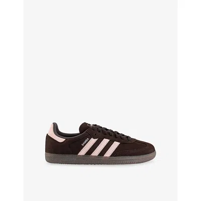 Adidas Originals Womens Adidas Samba Og Suede Trainers In Brown