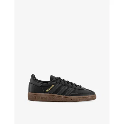 Adidas Originals Womens Black Carbon Gold Metall Handball Spezial Leather Trainers Eur 41.5 / 8.5 Uk