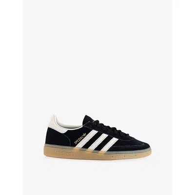 Adidas Originals Womens Black Offwhite Gum Handball Spezial Suede Trainers Eur 38.5 / 5.5 Uk