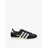 Adidas Originals Womens Black White Core Japan Perforated Leather Low-top Trainers