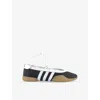 Adidas Originals Womens Black White Gum Taekwondo Mei Leather Ballet Flats
