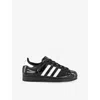Adidas Originals Womens Adidas Superstar Ii Patent-leather Trainers In Black