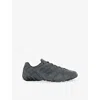 Adidas Originals Womens Carbon Carbon Core Black Ghost Sprint Suede Low-top Trainers In Gray
