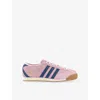 Adidas Originals Womens Clear Pink Preloved Ink Italia 70s Suede Trainers In Pink