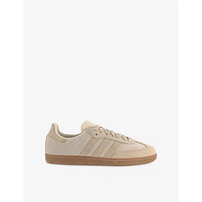 Adidas Originals Womens Cloud White Wonder Sands Samba Og Suede Trainers Eur 38.5 / 5.5 Uk