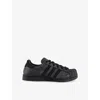 Adidas Originals Womens Core Black Adidas X Avavav Superstar Faux-leather Low-top Trainers Eur 40 / 7 Uk