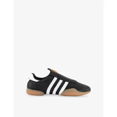ADIDAS ORIGINALS WOMENS CORE BLACK TAEKWONDO MEI LEATHER TRAINERS EUR 41 / 8 UK