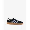 Adidas Originals Womens Adidas Handball Spezial Suede Low-top Trainers In Core Black Violet Tone G