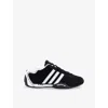 Adidas Originals Womens Adidas Adiracer Suede Low-top Trainers In Core Black White Silver