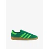 Adidas Originals Womens Court Green Muenchen Suede Low-top Trainers Eur 36.5 / 3.5 Uk