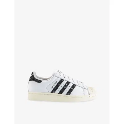 Adidas Originals Womens Adidas Superstar Ii Leather Trainers In White