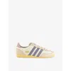 Adidas Originals Womens Cream Violet Silver Viol Japan Leather Low-top Trainers