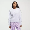 Adidas Originals Womens Crew Neck Long Sleeve Sweatshirt In Gray