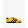 Adidas Originals Womens Adidas Japan Leather Low-top Trainers In Yellow