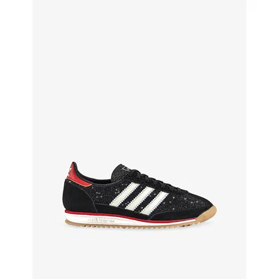 Adidas Originals Womens Crystal Black Offwhite B Sl 72 Woven Trainers