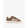 Adidas Originals Womens Adidas Campus 00s Suede Low-top Trainers In Earth Strata White Earth