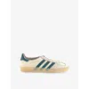 Adidas Originals Womens Cream White Preloved Tea Gazelle Indoor Suede And Knitted Low-top Trainers Eur 40.5 / 7.5 Uk
