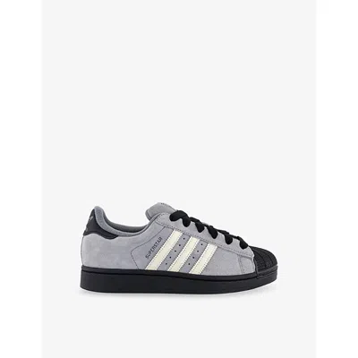 Adidas Originals Womens Adidas Superstar Ii Suede Trainers In Multi