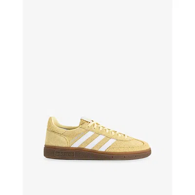 Adidas Originals Womens Handball Spezial Suede Trainers Care Bear Yellow White G Eur 38.5 / 5.5 Uk