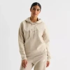 Adidas Originals Womens Long Sleeve Fleece Active Hoodie In Nude