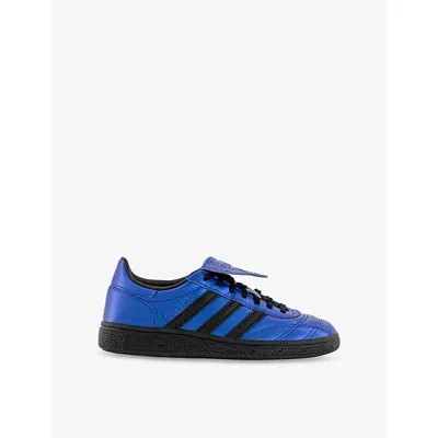 Adidas Originals Womens Lucid Blue Core Black Handball Spezial Leather Low-top Trainers Eur 37.5 / 4.5 Uk