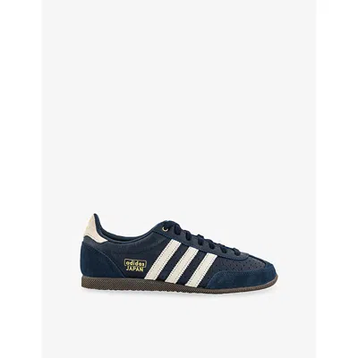 Adidas Originals Womens Adidas Japan Leather Trainers In Blue